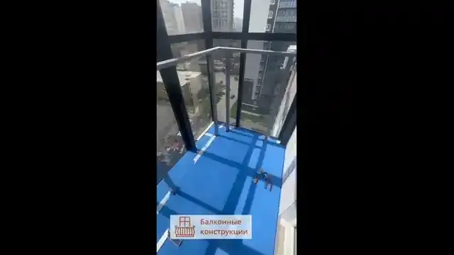 Обложка видео «Отделка панорамного балкона от застройщика»